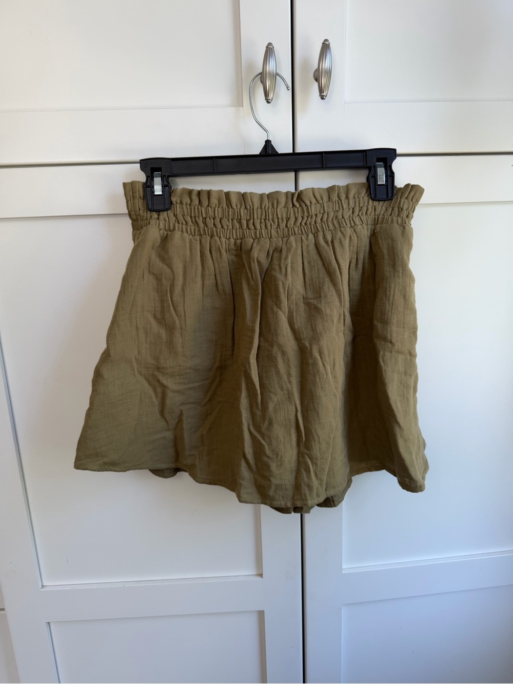 Old Navy Olive Elastic-Waist Skort